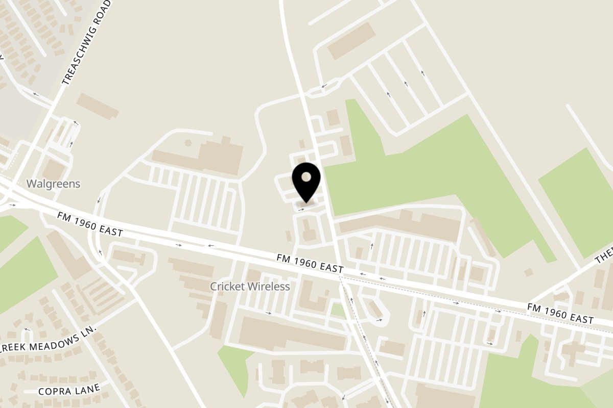 Map showing the location of Texas Toms Aldine Westfield on 21000 Aldine Westfield Rd in Humble
